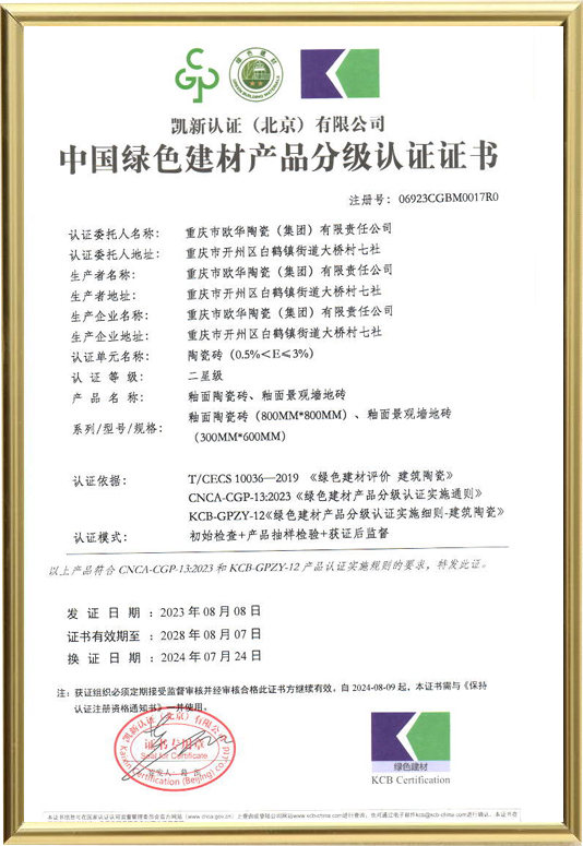 体系证书